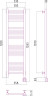Электрический полотенцесушитель Сунержа Модус 1200х300 скрытое подключение