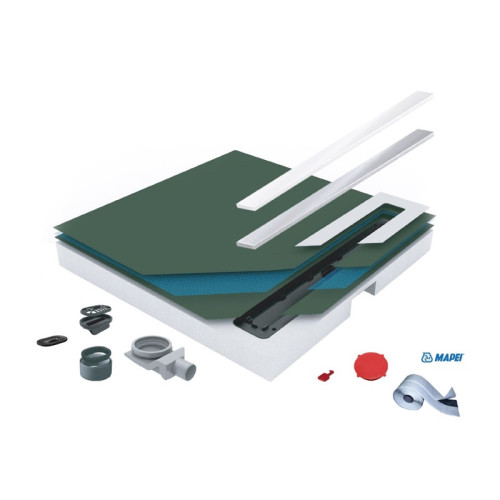 Душевой поддон Pestan Confluo Board UNI 900 Frameless Line Black Glass 550