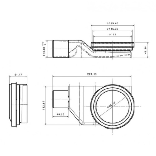 Душевой поддон Pestan Confluo Board UNI 900 Frameless Line Black Glass 550