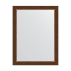 Зеркало настенное EVOFORM в багетной раме орех, 66х86 см, BY 1014