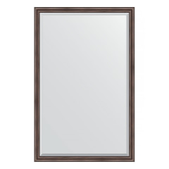 Зеркало настенное с фацетом EVOFORM в багетной раме палисандр, 111х171 см, BY 1214