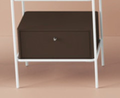 Ящик деревянный выдвижной Artceram Fuori scala 506х355хh22 см для металлической консоли цвет moka