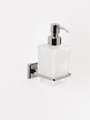 Gedy Colorado, настенный стеклянный дозатор c металлической помпой, цвет хром