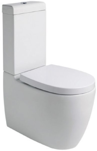 Neroceramica Round, унитаз напольный c бачком 50,5х35,5 цвет белый