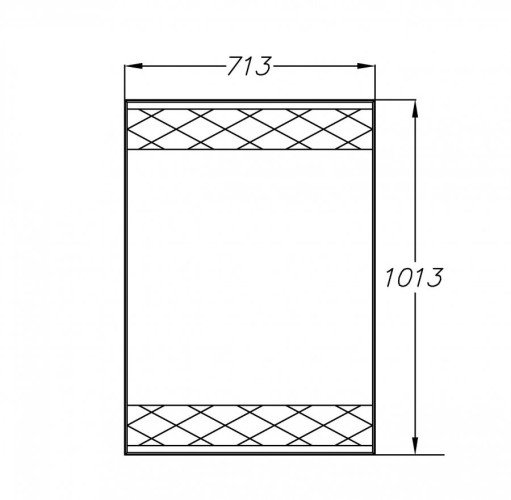 Зеркало Smile Порто 80