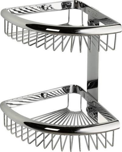 Sanibano, решетка угловая 2-х уровневая, цвет бронза