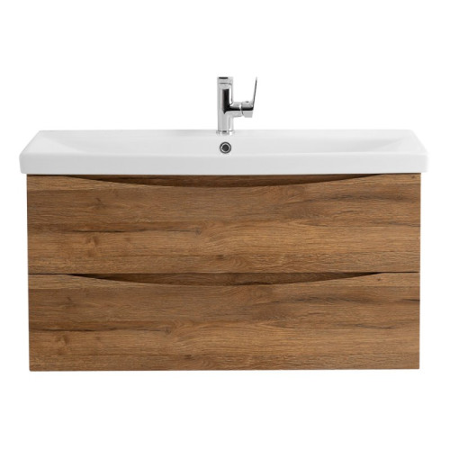 База под раковину подвесная BelBagno MARINO-CER-900-2C-SO-RNG-P Rovere Nature Grigio