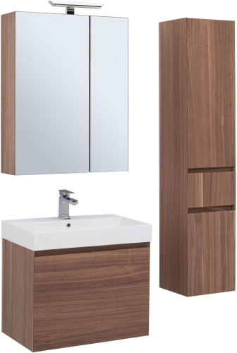 Зеркало-шкаф Aquanet Нью-Йорк 70 орех