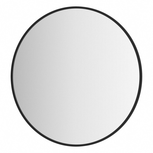 Зеркало настенное EVOFORM в багетной раме чёрный, D60 см, BY 7502