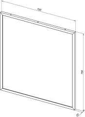 Зеркало Allen Brau Priority 1.31014.BB 70 черный браш