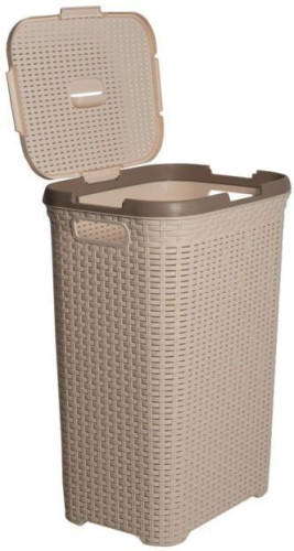 Корзина для белья Aquanet VD043, бежевый