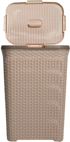 Корзина для белья Aquanet VD043, бежевый
