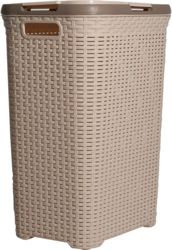 Корзина для белья Aquanet VD043, бежевый