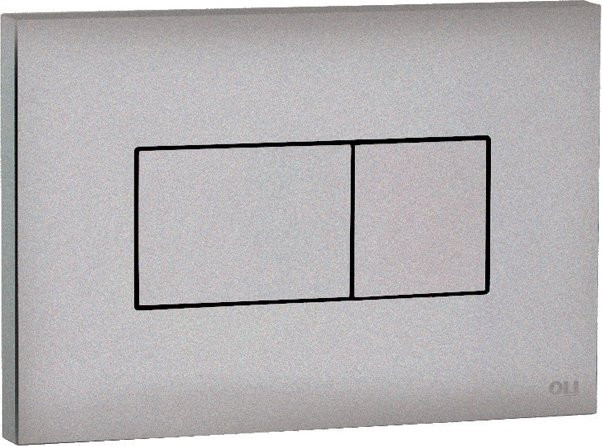 Кнопка смыва Oli KARISMA 23х7.3х14.6 , пластик, цвет Хром матовый (641006)