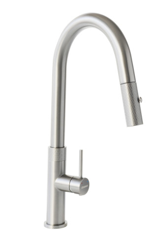 Смеситель "Longran" Techno LM2183, Steel выдв. лейка