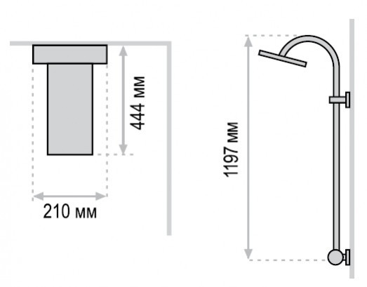 Душевая панель  Valentin Dune