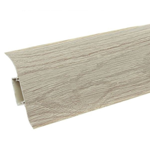 Плинтус Ideal Comfort с кабель каналом Карагач 311