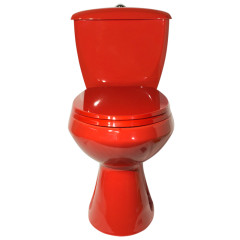 Унитаз-компакт Элисса Стандарт, с сиденьем, красный (43360110202)