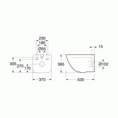 Унитаз Gustavsberg Artic 4330