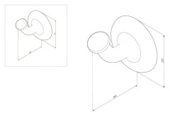 Крючок для полотенец AM PM Like A8035500
