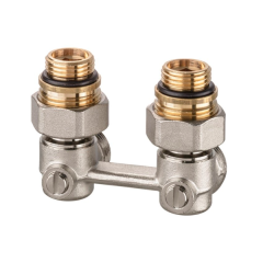 Клапан для нижнего подключения Heimeier Vekotrim угловой, для двухтрубной системы, Rp 1/2&quot;