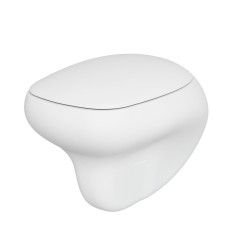 Унитаз Diamond 123T20101R (530*405*375) МАТОВЫЙ БЕЛЫЙ подвесной БЕЗОБОДКОВЫЙ