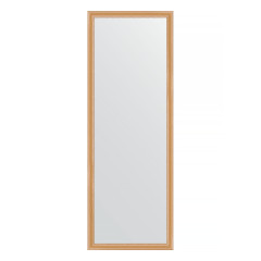 Зеркало настенное EVOFORM в багетной раме клён, 50х140 см, BY 0715