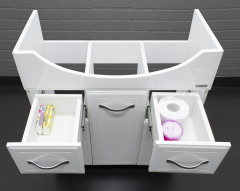 Тумба под умывальник &quot;Элеганс 75&quot; Идеал с 2  верхними ящиками Домино