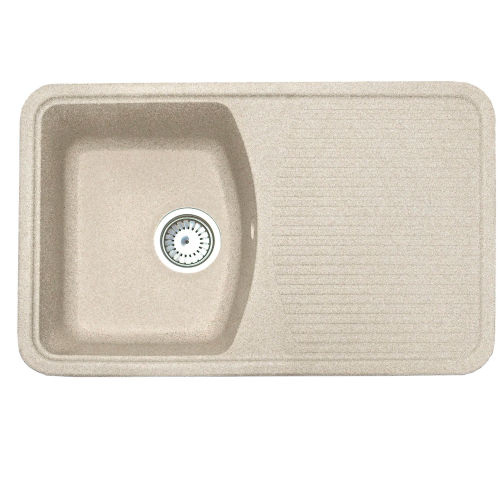 Кухонная мойка Formastone Fosto  КМ 76-47, прямоугольная с крылом, бискотти