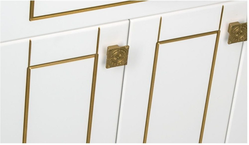 Мебель для ванной Aquanet Честер 75 белый/золото