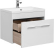 Тумба с раковиной Aquanet Августа 75 белый (раковина Нота 75)