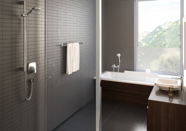Душевой набор Hansgrohe Croma Select E 1jet, с держателем и шлангом 160см (26412400)