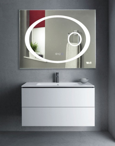 Зеркало WeltWasser Gabi 100x80 с подсветкой и динамиками