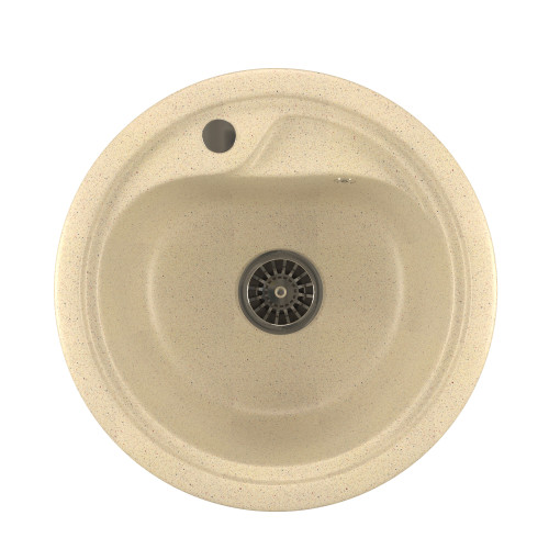 Мойка из искусственного мрамора MIXLINE ML-GM10 44x44 (525066)