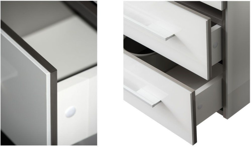 Тумба под раковину Aquanet Верона 100 белый (напольная 3 ящика)