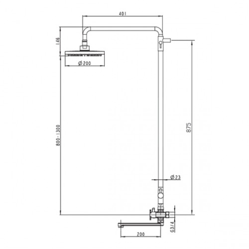 Душевая система KAISER Cuatro (58182)
