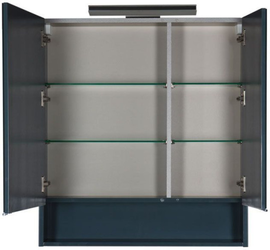 Зеркало-шкаф Aquanet Виго 80 сине-серый