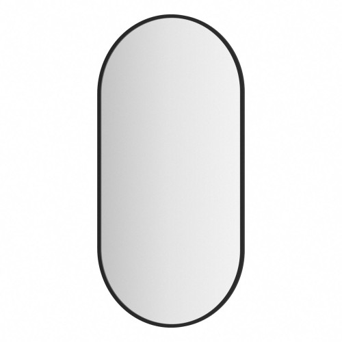 Зеркало настенное EVOFORM в багетной раме чёрный, D80 см, BY 7503