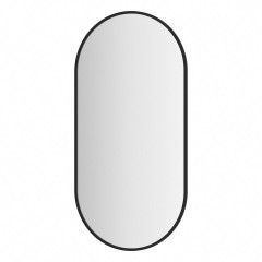 Зеркало настенное EVOFORM в багетной раме чёрный, D80 см, BY 7503