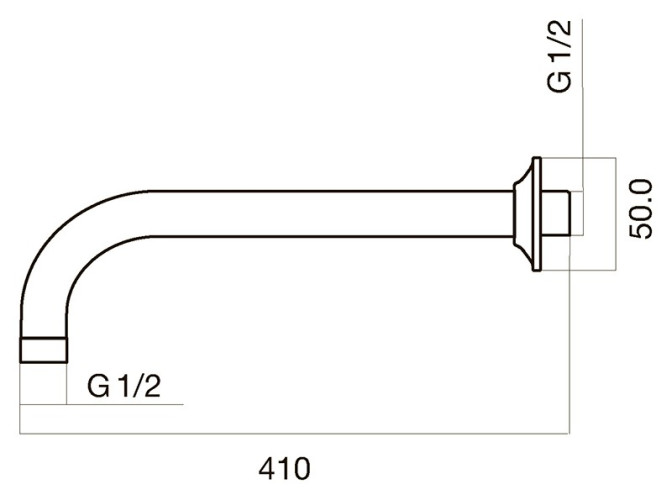 Держатель верхнего душа AM PM F0500700