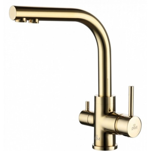 Смеситель для кухни Paulmark ESSEN, золото, 213011-G, Paulmark