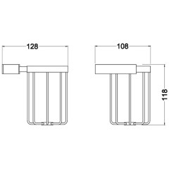 Держатель освежителя воздуха  Schein Swing 322E