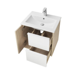 Тумба под раковину AQUATON БОСТОН 60 дуб светлый (1A252501BN010)