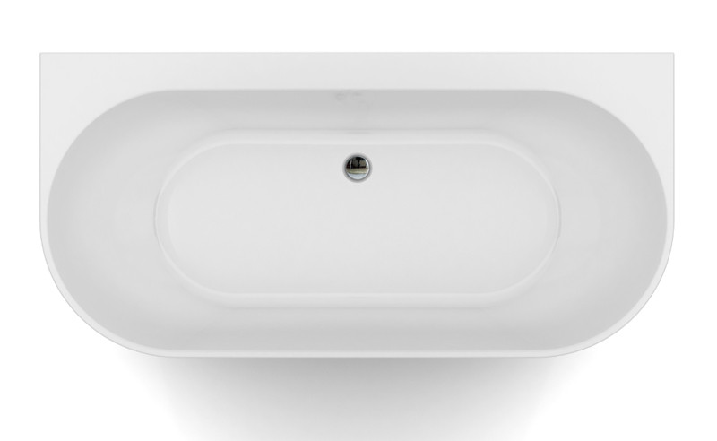 Ванна акриловая Azario BRADFORD 1800х800х580 пристенная, в комплекте с сифоном и металлической рамой (BRA18080)