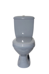 Унитаз-компакт Суперкомпакт серый А Стандарт, сиденье полипропилен (44970130422)