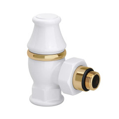 Запорный клапан SR Rubinetterie угловой серия &quot;Liberty&quot; 1/2&quot;х3/4&quot;, цвет белый