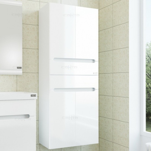 Шкаф пенал СанТа Лондон 60 подвесной