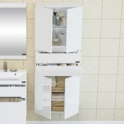 Шкаф пенал СанТа Лондон 60 подвесной