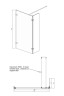 Душевая перегородка Ambassador Walk-in 15031108 (1200x2000)