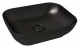 Раковина Bien MOTTO на столешницу цвет черный матовый (в комплекте с керамической накладкой) 495х380х140